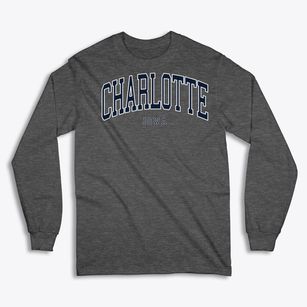 Charlotte Iowa Traditional Classic Long Sleeve T-Shirt