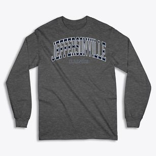 Jeffersonville Illinois Traditional Classic Long Sleeve T-Shirt