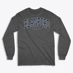 Blanford Indiana Traditional Classic Long Sleeve T-Shirt