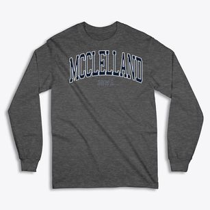 Mcclelland Iowa Traditional Classic Long Sleeve T-Shirt