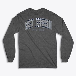 West Jefferson New York Traditional Classic Long Sleeve T-Shirt