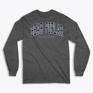 Bear Poplar North Carolina Traditional Classic Long Sleeve T-Shirt