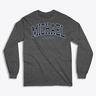 Michael Illinois Traditional Classic Long Sleeve T-Shirt