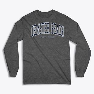Demster Beach New York Traditional Classic Long Sleeve T-Shirt