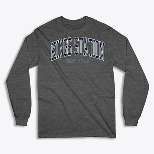 Kings Station New York Traditional Classic Long Sleeve T-Shirt