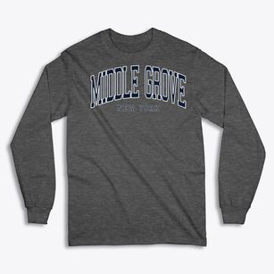 Middle Grove New York Traditional Classic Long Sleeve T-Shirt