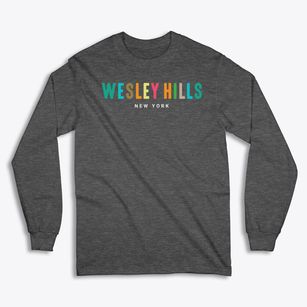 Wesley Hills New York Color Pop Classic Long Sleeve T-Shirt