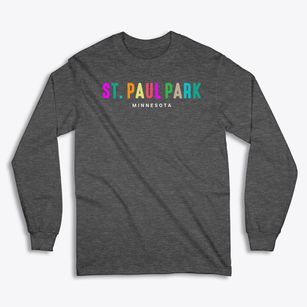 St. Paul Park Minnesota Color Pop Classic Long Sleeve T-Shirt