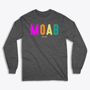 Moab Utah Color Pop Classic Long Sleeve T-Shirt