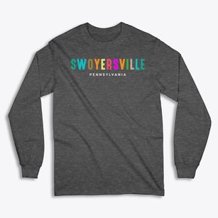 Swoyersville Pennsylvania Color Pop Classic Long Sleeve T-Shirt