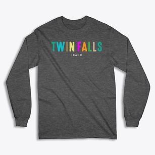 Twin Falls Idaho Color Pop Classic Long Sleeve T-Shirt