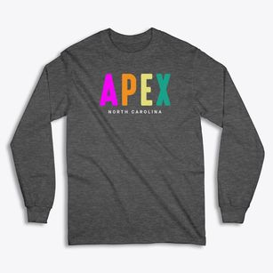 Apex North Carolina Color Pop Classic Long Sleeve T-Shirt