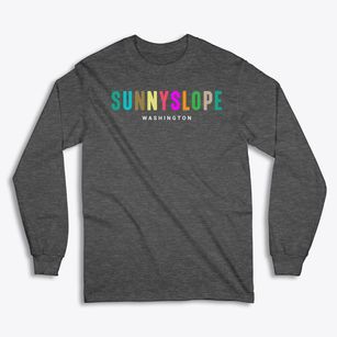 Sunnyslope Washington Color Pop Classic Long Sleeve T-Shirt