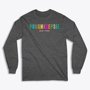 Poughkeepsie New York Color Pop Classic Long Sleeve T-Shirt
