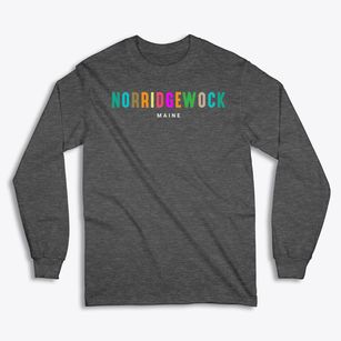 Norridgewock Maine Color Pop Classic Long Sleeve T-Shirt