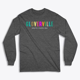 Gloverville South Carolina Color Pop Classic Long Sleeve T-Shirt