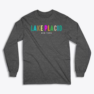 Lake Placid New York Color Pop Classic Long Sleeve T-Shirt