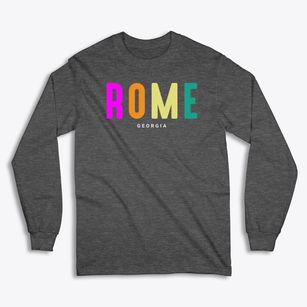 Rome Georgia Color Pop Classic Long Sleeve T-Shirt