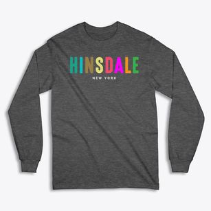 Hinsdale New York Color Pop Classic Long Sleeve T-Shirt