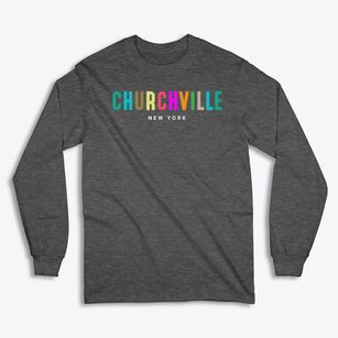 Churchville New York Color Pop Classic Long Sleeve T-Shirt