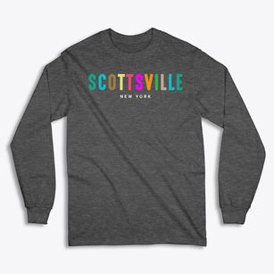 Scottsville New York Color Pop Classic Long Sleeve T-Shirt