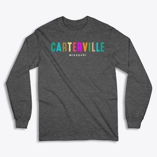 Carterville Missouri Color Pop Classic Long Sleeve T-Shirt