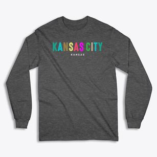 Kansas City Kansas Color Pop Classic Long Sleeve T-Shirt