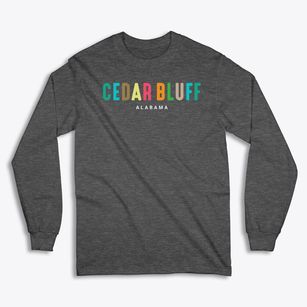Cedar Bluff Alabama Color Pop Classic Long Sleeve T-Shirt