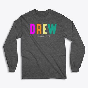 Drew Mississippi Color Pop Classic Long Sleeve T-Shirt