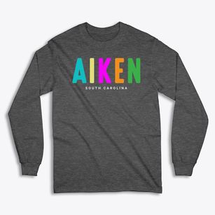 Aiken South Carolina Color Pop Classic Long Sleeve T-Shirt