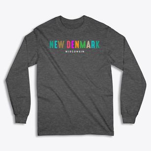 New Denmark Wisconsin Color Pop Classic Long Sleeve T-Shirt