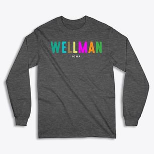 Wellman Iowa Color Pop Classic Long Sleeve T-Shirt