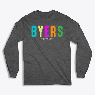 Byers Colorado Color Pop Classic Long Sleeve T-Shirt