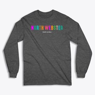 North Webster Indiana Color Pop Classic Long Sleeve T-Shirt