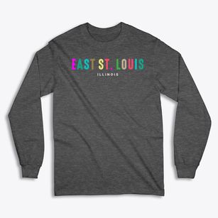 East St. Louis Illinois Color Pop Classic Long Sleeve T-Shirt