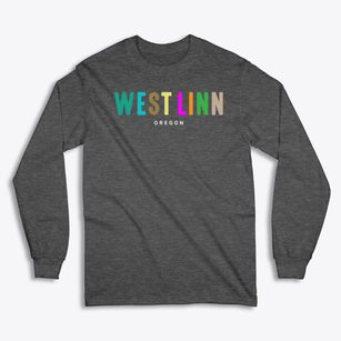 West Linn Oregon Color Pop Classic Long Sleeve T-Shirt
