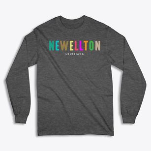 Newellton Louisiana Color Pop Classic Long Sleeve T-Shirt
