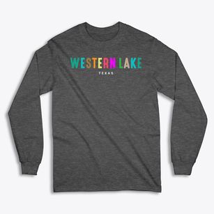 Western Lake Texas Color Pop Classic Long Sleeve T-Shirt
