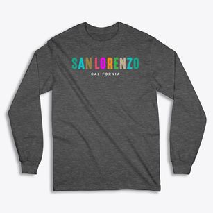 San Lorenzo California Color Pop Classic Long Sleeve T-Shirt
