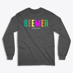 Beemer Nebraska Color Pop Classic Long Sleeve T-Shirt