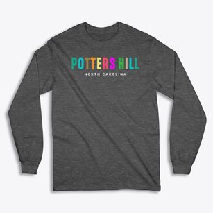 Potters Hill North Carolina Color Pop Classic Long Sleeve T-Shirt