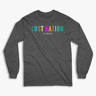 Lost Nation Illinois Color Pop Classic Long Sleeve T-Shirt