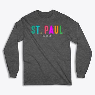 St. Paul Kansas Color Pop Classic Long Sleeve T-Shirt