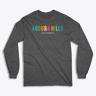 Agoura Hills California Color Pop Classic Long Sleeve T-Shirt