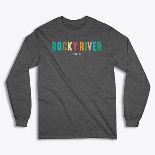 Rocky River Ohio Color Pop Classic Long Sleeve T-Shirt