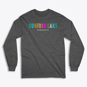Sunfish Lake Minnesota Color Pop Classic Long Sleeve T-Shirt