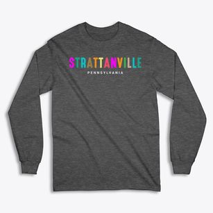 Strattanville Pennsylvania Color Pop Classic Long Sleeve T-Shirt