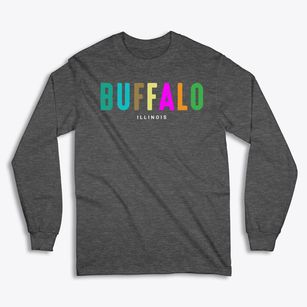 Buffalo Illinois Color Pop Classic Long Sleeve T-Shirt