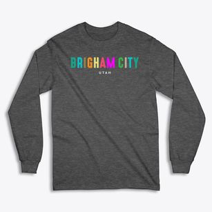 Brigham City Utah Color Pop Classic Long Sleeve T-Shirt