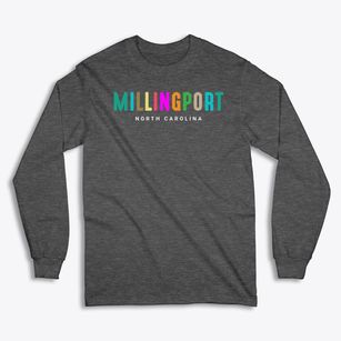 Millingport North Carolina Color Pop Classic Long Sleeve T-Shirt